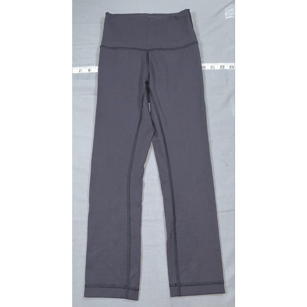 Lululemon Leggings Womens 2 Black Ankle High Rise Yoga Stretch Athletic